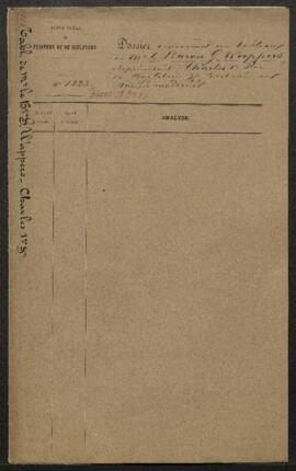 Dossier concernant le tableau de Gustaf Wappers Charles Ier roi d’Angleterre allant à l’échafaud ...