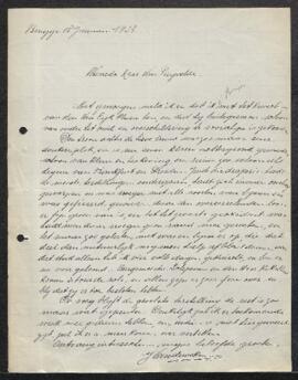 Restaurations confiées à Van der Veken avec le détail des œuvres ainsi qu’un dossier composé de p...