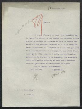 Dossier concernant une demande de surmoulage des figures de nègres de [Victor] van Hove (inv. 152...