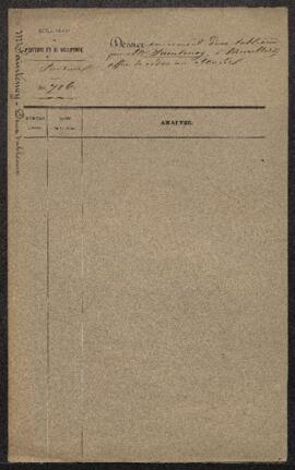 Dossier concernant deux tableaux, une Adoration des bergers donnée à Federico Barroche et un seco...