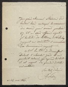 Dossier concernant les acquisitions briguées par le Musée à la vente Lord Wellesley (Bruxelles, 1...