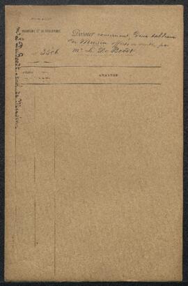 Dossier concernant deux petites Marines de feu François Musin père, offertes en vente par Léopold...