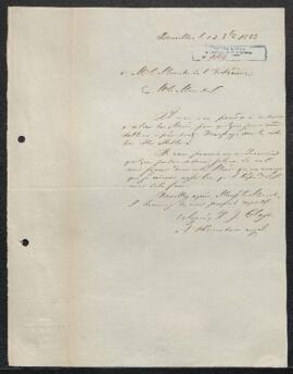 Dossier concernant le tableau de P.J. Clays, Naufrage sur la côte des Iles Shetland (inv. 1215), ...