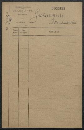 Demande de renseignements sur le peintre belge animalier E[douard] Woutermaertens émanant de Mr F...