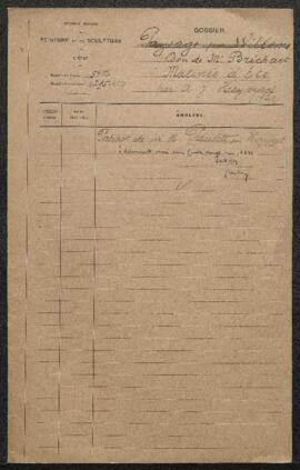 Dossier concernant Matinée d’été par Adrien Joseph Heymans (inv. 4295) et le Portrait de Sir Paul...
