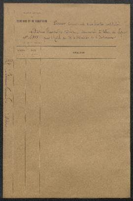 Dossier concernant Pêcheur flamand de Godefroid Van den Kerkhove (inv. 3064) et Dolora par Emile ...