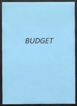 Dossier concernant le budget et la comptabilité de l’Exercice 1871.
