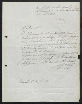 Dossier concernant un Autoportrait de Philippe de Champaigne (inv. 738) acquis par l’entremise du...