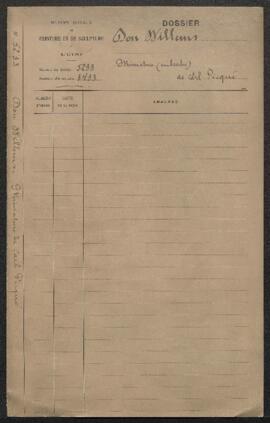 Dossier concernant une miniature en broche (inv. 4032), par Carl [Charles] Picqué, peintre du gou...
