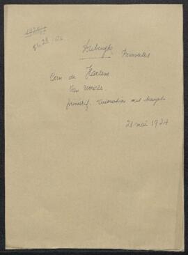 Lettre concernant une Nature morte de Adriaen van Utrecht, Groupe de figures de Cornelisz van Haa...
