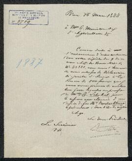 Dossier concernant l’acquisition d’un dessin de feu Henri Van der Haert représentant des Tête de ...