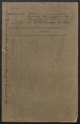 Dossier concernant plusieurs tableaux, un Corps de garde de F. Leducq, un Paysage avec figures de...