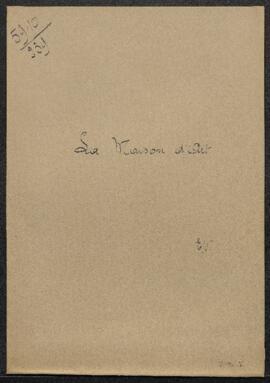 Article concernant la création de La Maison d'Art à Bruxelles. Sans suite.