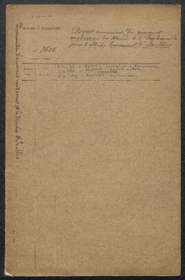 Dossier concernant trois œuvres modernes confiées, à titre de dépôt, au Musée communal d’Ixelles,...