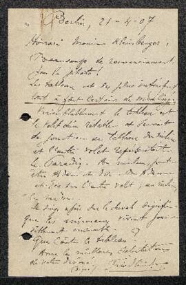 Dossier concernant la collection Charles-Léon Cardon et les acquisitions faites en 1921 à la vent...