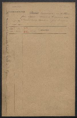 Dossier concernant un tableau de David Oyens intitulé Le salon (inv. 3293), dont le ministre prop...