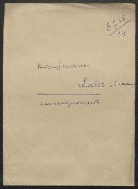 Dossier concernant la demande de Mr Ernst Kaufmann (Allemagne, Lahr) de pouvoir reproduire en cou...