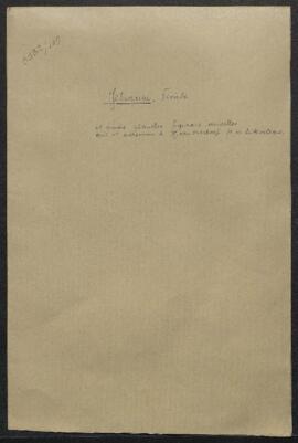 Dossier concernant l’envoi de planches de dentelles par la fabrique Jesurum (Italie, Venise), tra...