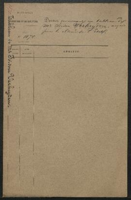 Dossier concernant un tableau de Isidore Verheyden intitulé Verger - Printemps (inv. 2778) acquis...