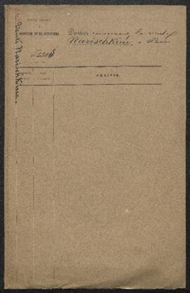 Dossier concernant la vente Narischkine (Paris, 05.04.1883) et les œuvres de Pieter de Hoogh, Rem...