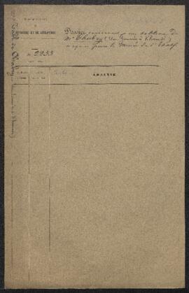 Dossier concernant une œuvre de feu le peintre [Léonce] Chabry, Une journée de Khamsi à Thèbes / ...