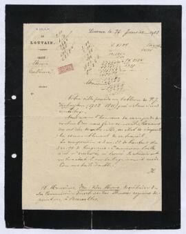 Restaurations confiées à J. Buéso.