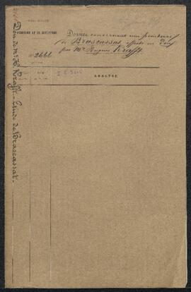 Dossier concernant sept lithographies et une peinture, Etude de vaches, de Raymond Brascassat, of...