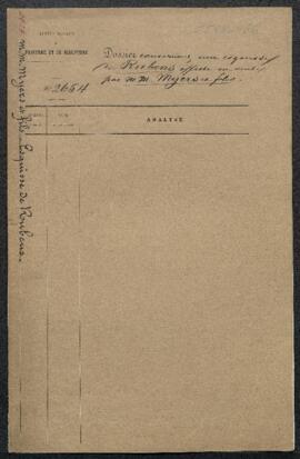 Dossier concernant l’esquisse originale monochrome (bistre) par P. P. Rubens de son tableau Chris...