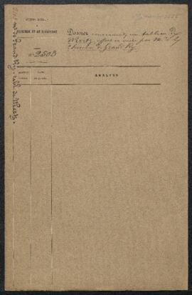 Dossier concernant un tableau de Antoine Wiertz représentant Les quatre âges de la vie humaine, o...