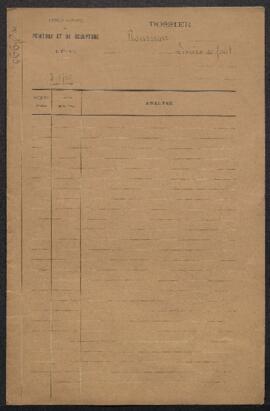 Dossier concernant le tableau de Théodore Rousseau, Lisière de forêt (inv. 3700) acquis en vente ...