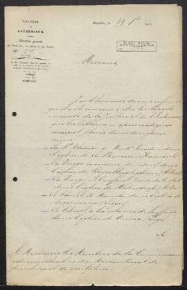 Dossier concernant deux tableaux anciens, l’un de [Sagora ? inv. 275 ?] et l’autre de Quillyn [Ja...