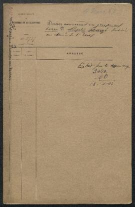 Dossier concernant un groupe en terre cuite de Léopold Harzé, La famille de l’Ivrogne (inv. 3040)...