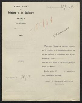 Dossier concernant un Joueur de cornemuse et sa fille, tableau de van Ostade, offert en vente par...