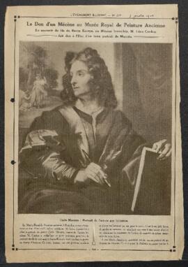 Dossier concernant le Portrait de Carlo Maratta par lui-même (inv. 4074) offert en don au Musée p...