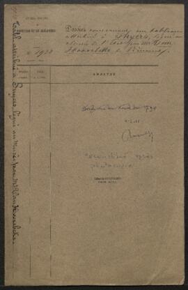 Dossier concernant Intérieur de cuisine attribué à Frans Snyders (inv. 2790) légué au Musée par L...