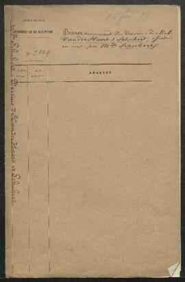 Dossier concernant plusieurs œuvres modernes et anciennes offertes en vente par Mlle B. Schubert ...