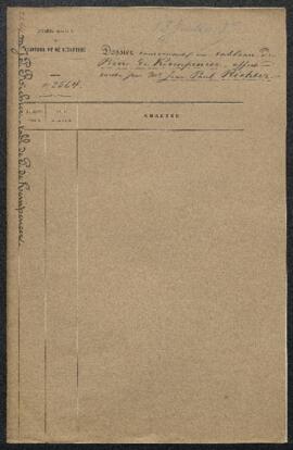 Dossier concernant un tableau attribué à Peeter de Kempeneer (Pedro Campaña) représentant La préd...