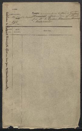 Dossier concernant un grand tableau de Gaspar Heuvick peint sur bois et représentant Le jugement ...