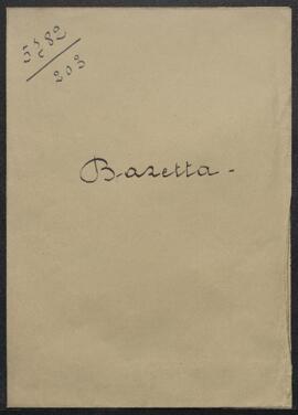 Lettre du ministère des sciences et des arts concernant le legs de Baudelaire, tableau de [Petrus...