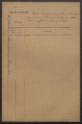 Dossier concernant un tableau de Juliaan De Vriendt intitulé Chant de Noël / Adoration des berger...