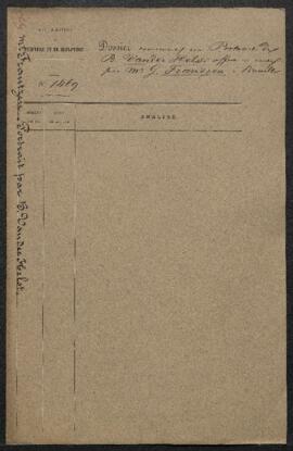 Dossier concernant un Portrait de femme par Barthelemy van der Helst et une Marine du peintre gan...