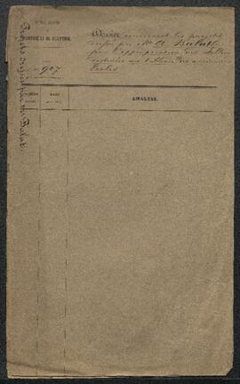 Dossier concernant les projets dressés par Alphonse Balat pour l’appropriation des salles du Musé...