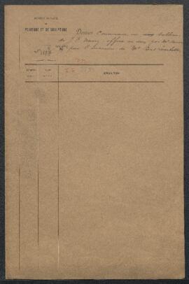 Dossier concernant le Portrait de Madame Doucet peint par François-Joseph Navez (inv. 3284), légu...