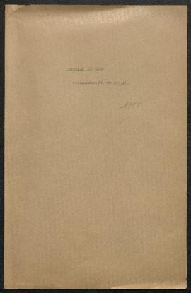 Dossier concernant les restaurations de dessins effectuées en 1955 par le restaurateur Victor Par...
