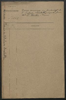 Dossier concernant un Portrait de l’Infante Isabelle en habit de religieuse signalé au Musée par ...