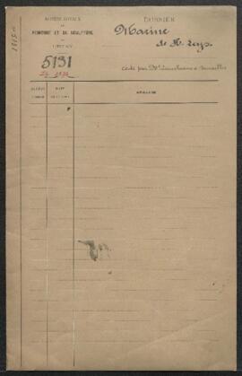 Dossier concernant plusieurs tableaux offerts en vente par le marchand de tableaux A. Lambeaux (B...