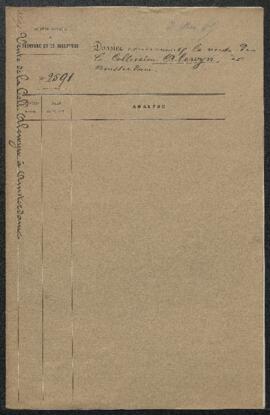 Dossier concernant la vente de la collection D. M. Alewyn (Amsterdam, hôtel Brakke Grond, 16.12.1...