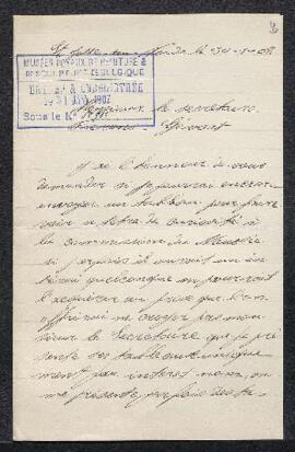 Dossier concernant deux tableaux gouache dont l’un est signé Cloester ainsi qu’Une Vierge à l’enf...