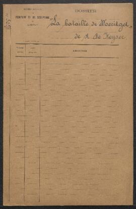 Dossier concernant un accident survenu à La Bataille de Woeringen par Nicaise de Keyser (inv. 269...