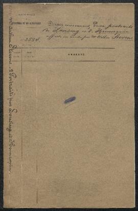 Dossier concernant le Portrait de Mirabeau à la tribune peint par François Joseph Lonsing et un P...